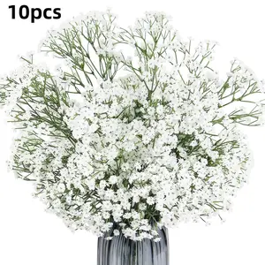 10 large diameter 60cm/23.62inch spring artificial starry sky, simulated tactile artificial flowers, suitable for floral arrangement, weddings, parties, furniture decoration, DIY