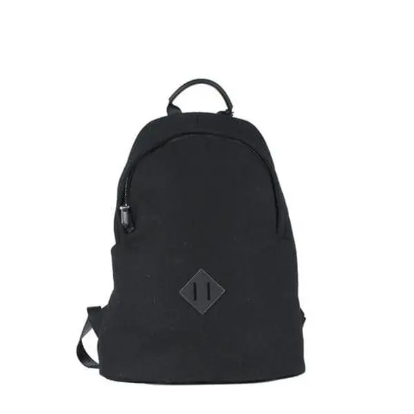 WillLand Outdoors WS60886 Selection 160717 Wool Fabric Backpack, Dark Night, with Zipper Closure, Padded Laptop Compartment, Unisex