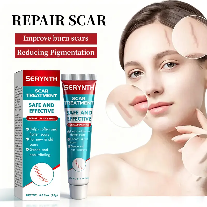Scar ream，Professional Scar Removal Cream for Surgical Scars,Stretch Mark, Keloid Bump, C-Section, Scars of Burns and Injuries,Old and New Scars