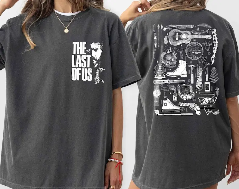 The Last Of Us Comfort Colors Shirt, Ellies Tattoo T-shirt, The Last Of Us Fan Shirt, Game Shirt, Joel And Ellie Shirt, TLOU Shirt
