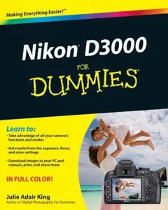 USED-Nikon D3000 For Dummies by King, Julie Adair (Paperback)