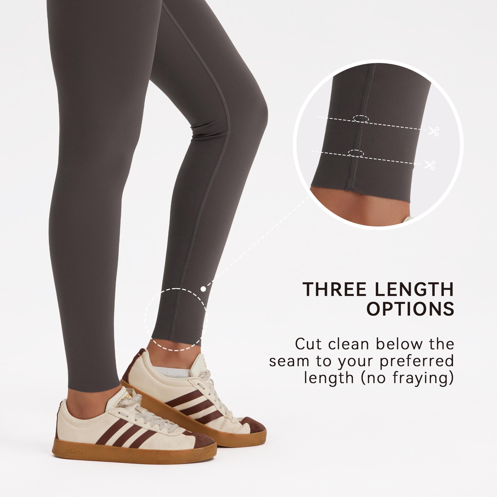OYV Women's Yoga Pants, High Waisted Butt Lift Leggings with Tummy Control, Inner Lift Panel & 3 Customizable Lengths for Workout, Running & Daily Wear