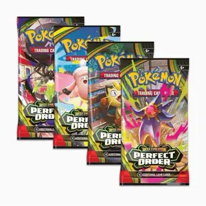Pokemon Trading Card Game Perfect Order Pack - 10 Additional Game Cards - Mega Evolution Series - Ideal for Collectors and Players