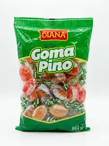 Diana Goma Pino - Assorted Fruit Gummies 503gr Nicaraguan Candy Sweet Chewy Snack Authentic Nicaraguan Flavor