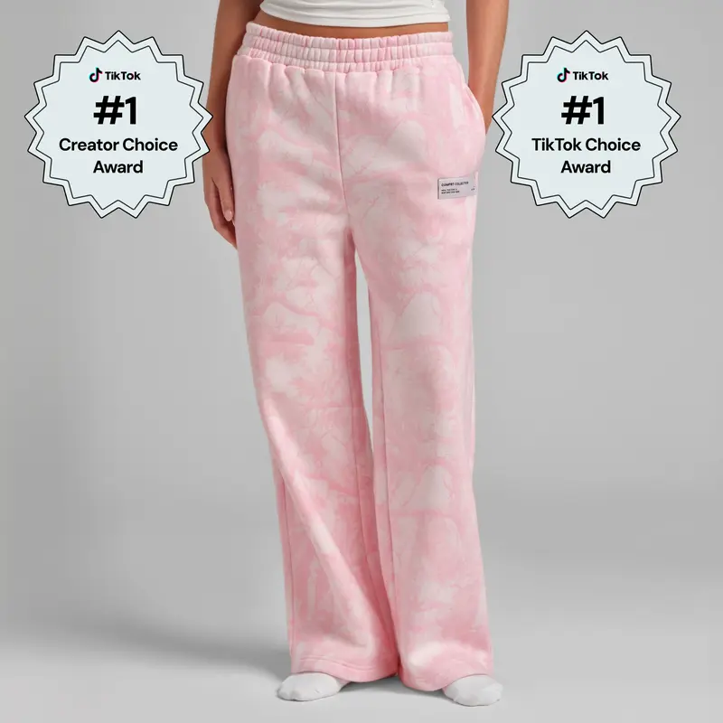 Comfrt | Camo Straight Leg Sweatpants | Relaxed Fit, Soft Camoflauge Bottom With Oversized Pockets Handcrafted