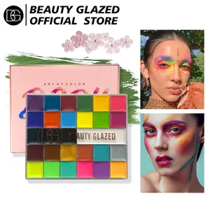 BEAUTY GLAZED Body Paint Palette | Face & Body Art for Halloween, Festivals & Stage Makeup