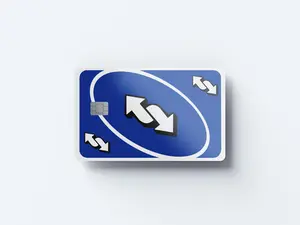 Blue Reverse Card - Credit/Debit Card Cover