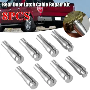8PCS Rear Door Latch Cable Repair Kit for Ford F150 F250 F350 Extended Cab Vans – Durable Fix for Stuck Latches