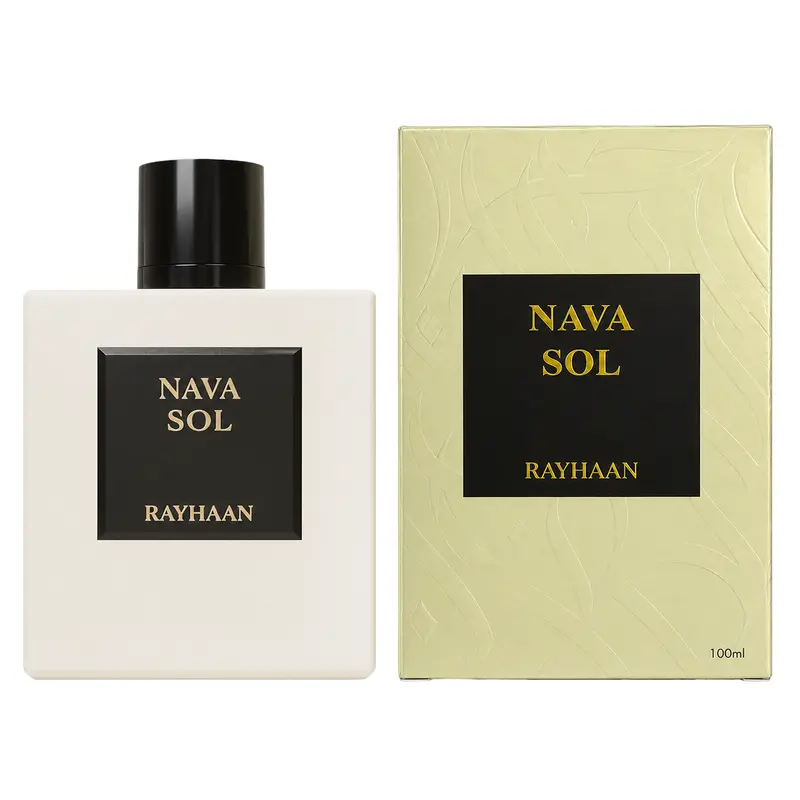 Rayhaan Nava Sol for Unisex Eau de Parfum Spray, 3.4 Ounce