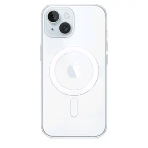 IPHONE 15 MAGSAFE SILICONE PROTECTIVE SHOCKPROOF CASE COVER CLEAR