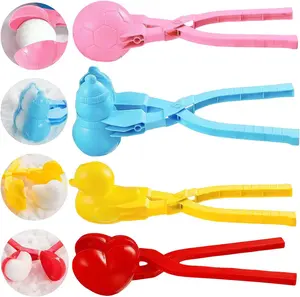 4PCS Duck Rice Mold, Rice Duck Mold DIY Animal Shapes Sushi Molds, Mashed Potato Rice Shaper Mold Duck Rice Scoop Duck Mold Tongs, Duck Snowball Maker Clip for Kids