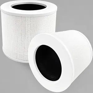 High-Efficiency Air Purifier Replacement Filters, 3-in-1 HEPA Activated Carbon, Compatible with Core Mini Air Purifiers, 2 Pack, Washable & Long-Lasting