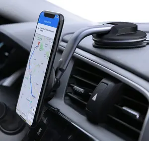 360° Rotating Dashboard Car Phone Holder, Universal Mount Compatible with iPhone and Android