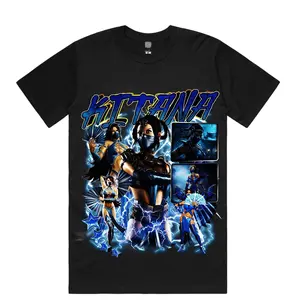 Kitana Mortal Kombat Graphic Tee, Unisex T-Shirt, Video Gaming Tee