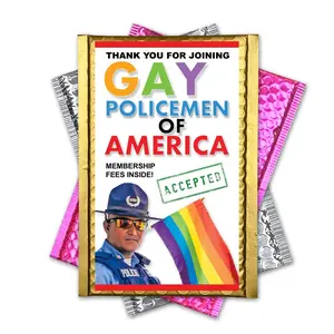 Gay Policemen of America Prank Mail: Anonymous Gag Gift, Gets Mailed Directly to the Victim, Family Member, or Friends