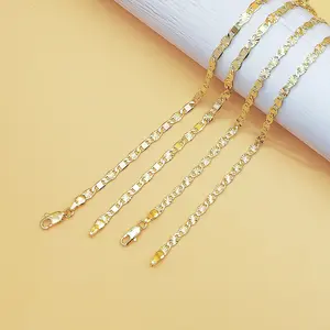 1pc 18K Gold Chain Necklace for Women Men | Cuban Link Chain | Trendy Minimalist Jewelry