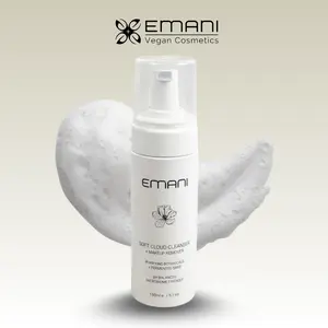 [Emani] Soft Cloud Foam Cleanser for Sensitive Skin | pH-Balanced, Refreshing, Gentle Daily Cleanse