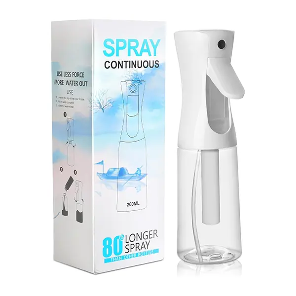 2026 New Continuous Spray Bottle - Ultra Fine Mist Water Sprayer for Hair, Household Cleaning, Plants, Home Goods Handheld   Handheld Handheld Steamer Iron jar