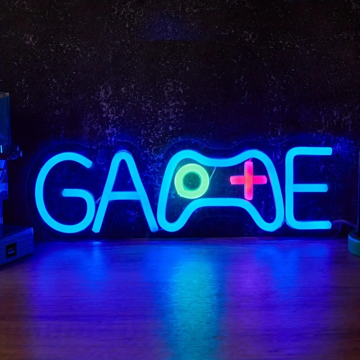Game Controller Design LED Neon Light, Game Letter Design LED Night Light, LED Light Letters, Illuminated Night Light, USB Powered Neon Sign Decorative Lights For Party Decoration Gift, Indoor Decorative Light, Atmosphere Lighting, Neon Lamps