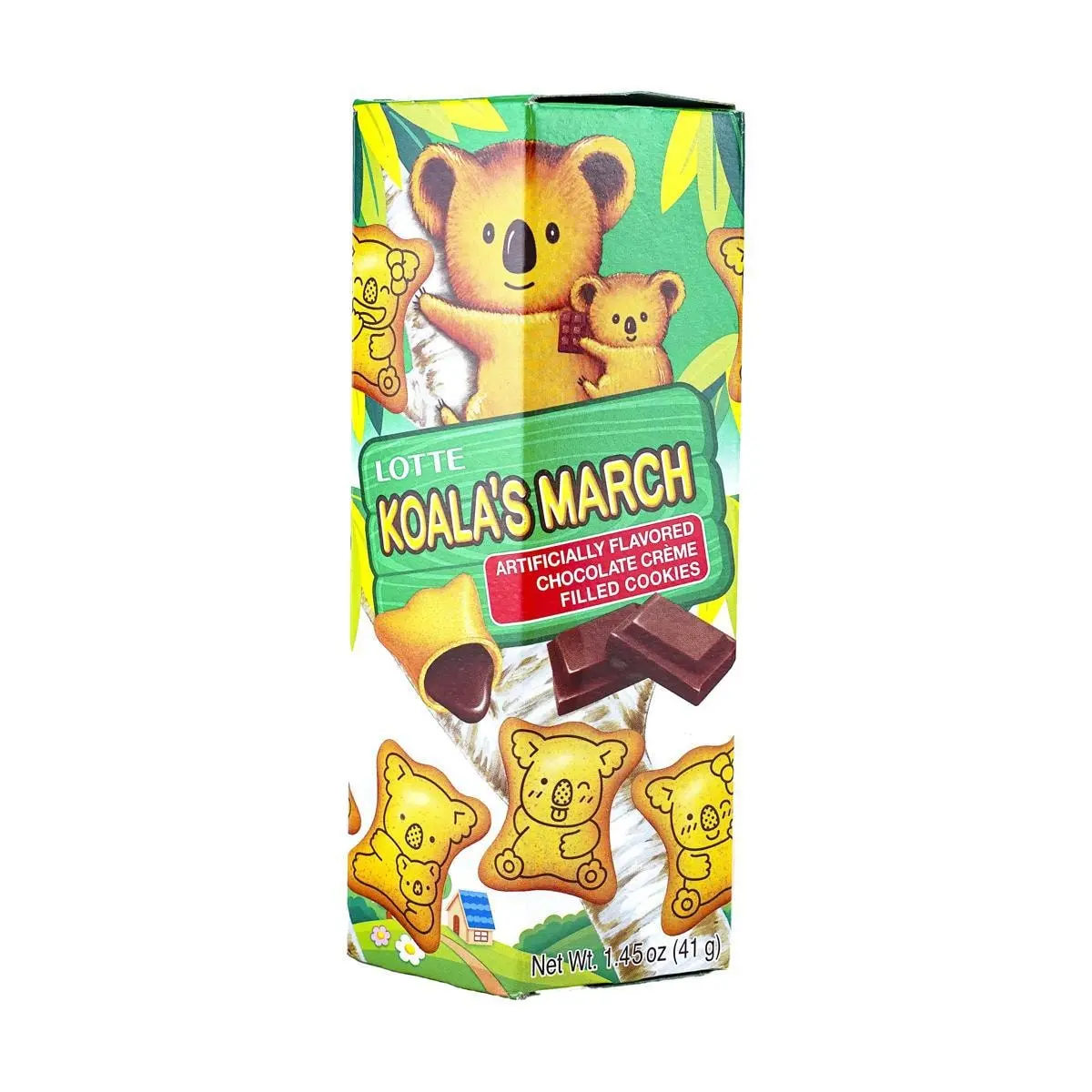 LOTTE Koala Chocolate Cream Cookies 1.44oz - Japanese Snack Treats