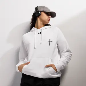 Under Armour® Christian Hoodie – God So Loved John 3:16, Faith-Based Sweatshirt, Religious Fleece Pullover, Christian Gift for Men & Women Menswear Soft
