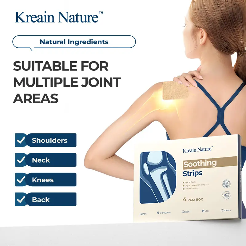 Kreain Nature 1 Soothing Strips Joint Patch Apply on Shoulders Arms Knees Perfect for Sports Workouts & Daily Comfort dealsforyoudays