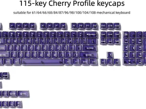Womier Crystal Jelly keycaps ,Transparent  Style Cute keycap for All US Layout Cherry Mx Mechanical Keyboard,only keycaps