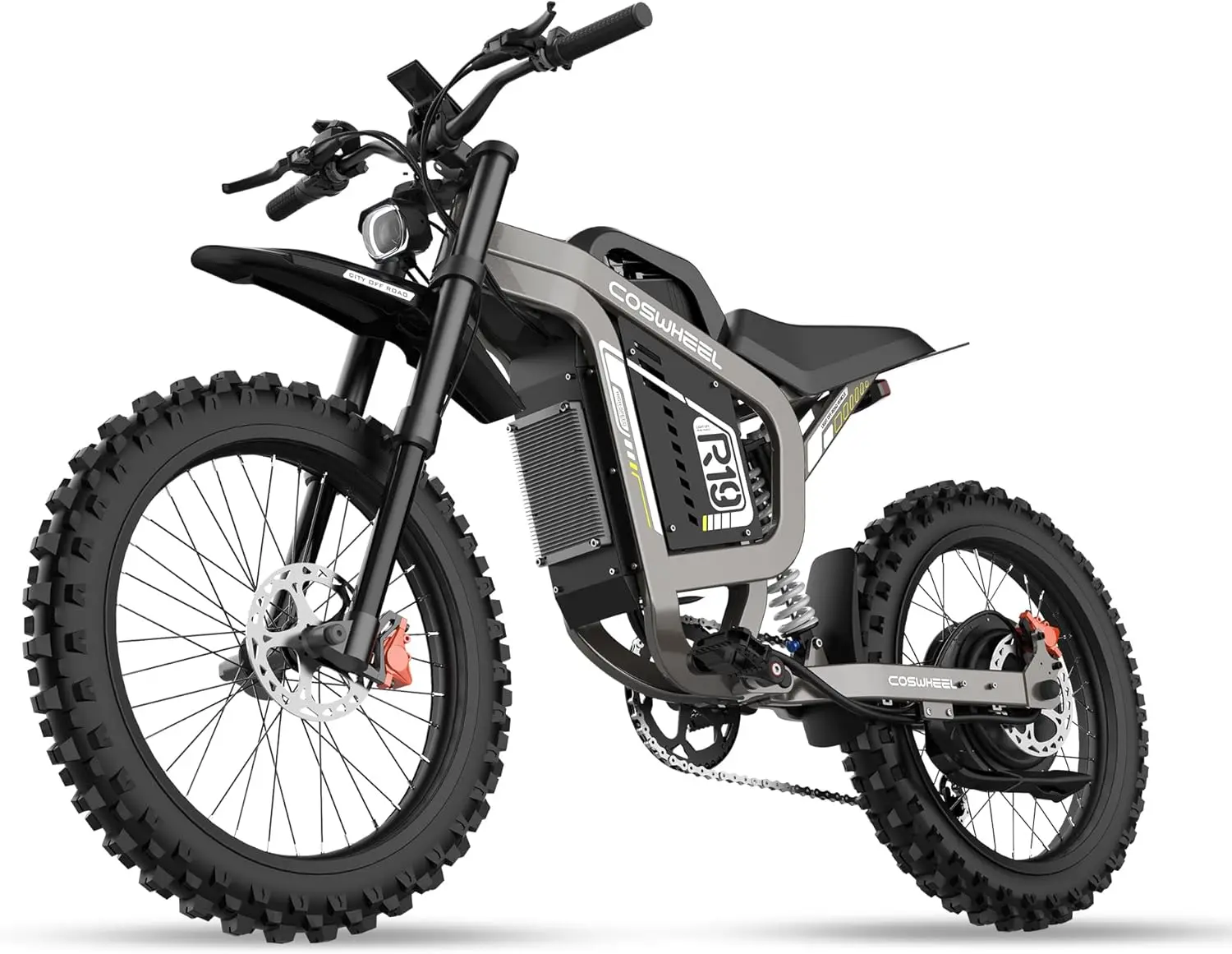 R19 Upgraded Adult Electric Off-Road Vehicle | 9000W Peak Power | Top Speed 60 mph | 72V 40AH Battery | 125-Mile Range | Dual Piston Hydraulic Brakes | Comfortable Seat | LED Headlights | Aluminum Alloy | 19-Inch All-Terrain Electric Off-Road, Sand