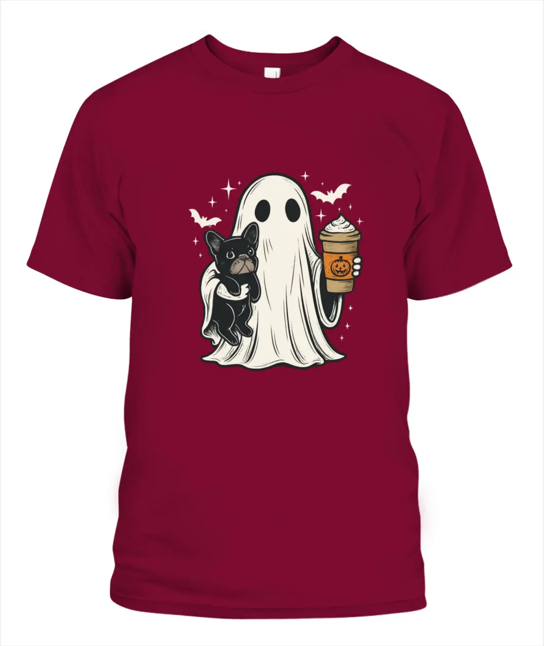 Halloween French Bulldog Comfort Colors Shirt, Funny Frenchie Shirt, Halloween Dog Spooky Shirt, Funny Halloween Shirt