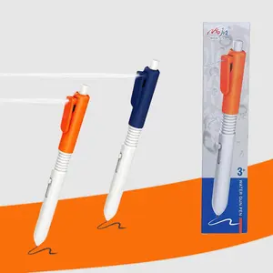 2 PCS Dual-Function Prank Pen with Secret Water Spray - Looks & Writes Like a Real Pen for Hilarious Office and School Jokes, Portable and Undetectable, Blue and Orange