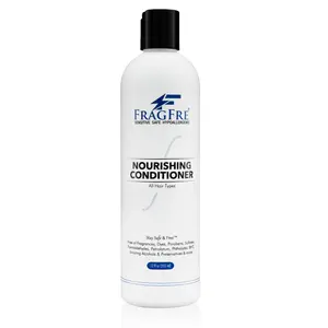 FRAGFRE Hair Conditioner 12/8 oz - Hypoallergenic Deep Conditioner for Sensitive Skin - Gluten Free Vegan Cruelty Free - Normal Treated or Fragile Hairs