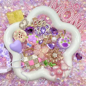 Unconditional Love - Live Mix- Mixed Craft Embellishment Pack for Journals & DIY Crafts – Metal, Resin, Rhinestones & Artificial Flowers Assortment for Scrapbooking, Resin Art & Decoration