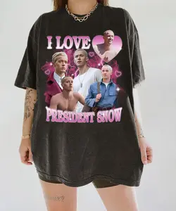 I Love President Snow Shirt, Coriolanus Snow Sweatshirt, President Snow Shirt, Coriolanus Gift, Coriolanus Shirt, Coriolanus Movie Shirt