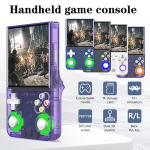Vintage Game Console R36s, Classic Handheld Retro Gaming Machine, 4.0 IPS Screen, 26+ Emulators, 64GB Card, Portable Game Simulator