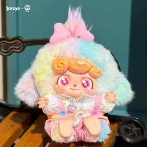 JOTOYS Q.kid Rainbow Candy Puppy 400% Large Collectible Figure Blind Box (Only one)