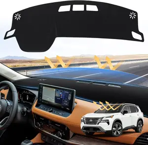 KUST Dash Cover for 2021-2024 2025 Nissan Rogue Dashboard Cover Mat for Rogue Accessories Suede Dash Mat Rogue Sun Shade Nonslip Mesh Protector No Glare(NOT for Rogue Sport)