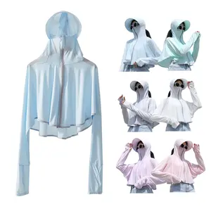 Women's Sun Protective Jacket Full Zip UPF 50+ UV Sun Protection Clothing Lightweight Long Sleeve Hoodie Sun Shirt for Ultimate Comfort & Style