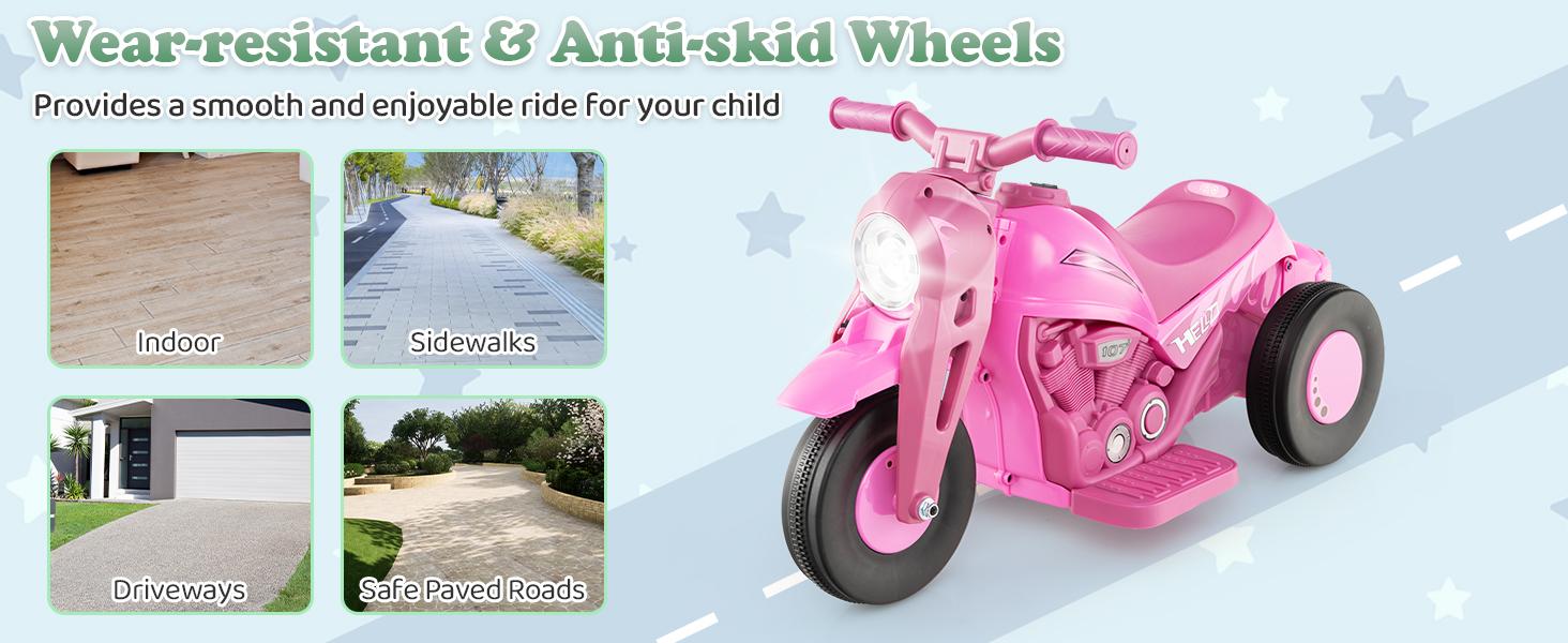 Costzon Electric Bubble Car, 6V Battery Powered 3 Wheel Motorcycle with Bubble Maker, Music, LED Headlight, Forward & Backward, Christmas Festival Gift Black Friday Cyber Monday Costzon Electric Bubble Car, 6V Battery Powered 3 Wheel Motorcycle with Bubble Maker, Music, LED Headlight, Forward & Backward, Christmas Festival Gift Black Friday Cyber Monday