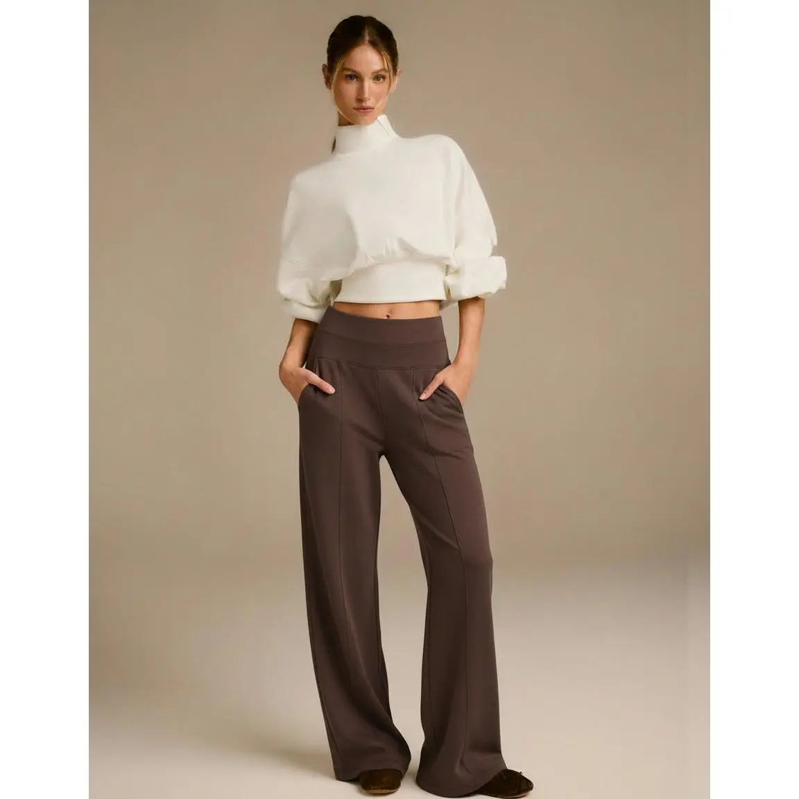 White+Chocolate Brown Set