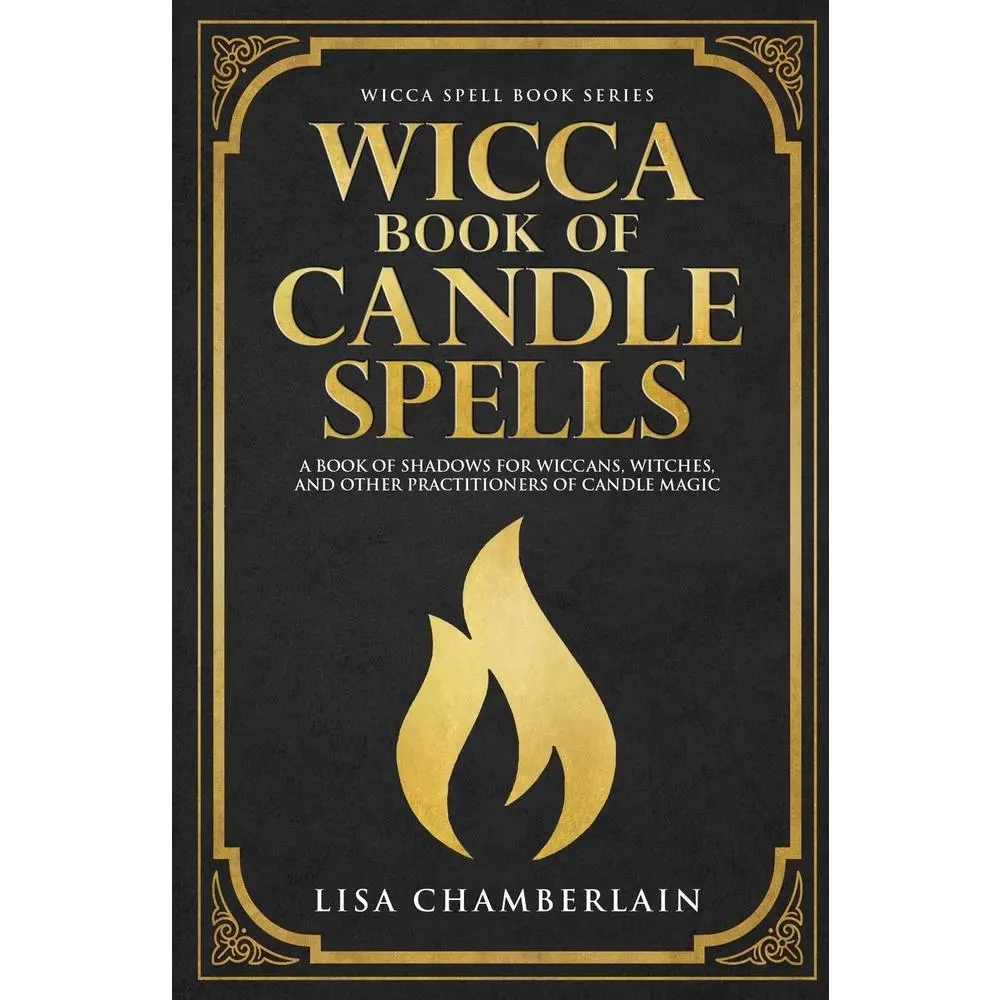 USED Book - Wicca Book of Candle Spells: A Beginner's Book of Shadows for Wiccans, Witches, and Other Practitioners of Candle Magic by Chamberlain, Lisa (Paperback) - english