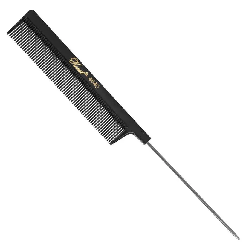 Krest Specialty Metal Rattail Comb (No. 4640)