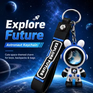 Astronaut Keychain Cute Space Charm for Keys Backpack Purse Bag Gift