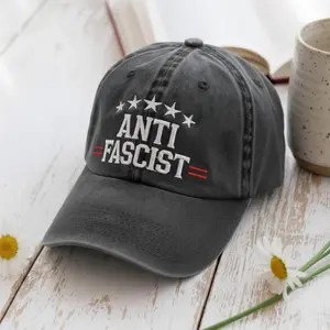 Antifascist Hat, Antifascist Proud American Hat, Anti Fascism Patriotic Hat, Anti Trump Hat, Liberal Democrat Gift, Protest Rally Hat - TikTok Shop