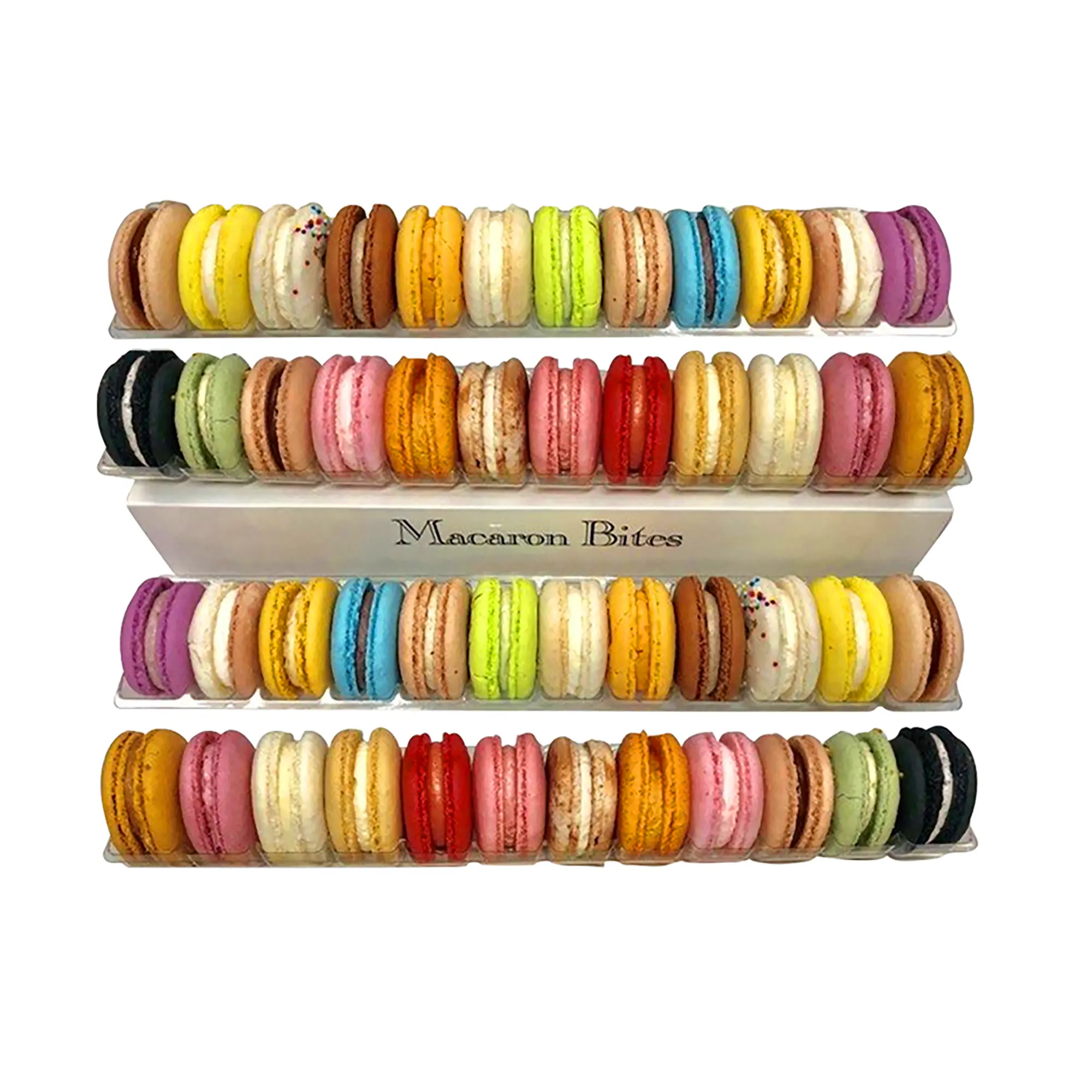 French Macarons - Macaron Bites Assorted Macarons, 48 Count