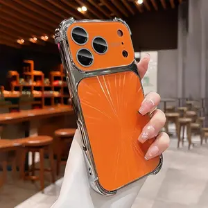 Phone Case - Custom Name DIY Name Brand New Four-Corner Electroplated Phone Case for Phone 17 Pro Max 17 Pro 16 Pro Max 16 Pro