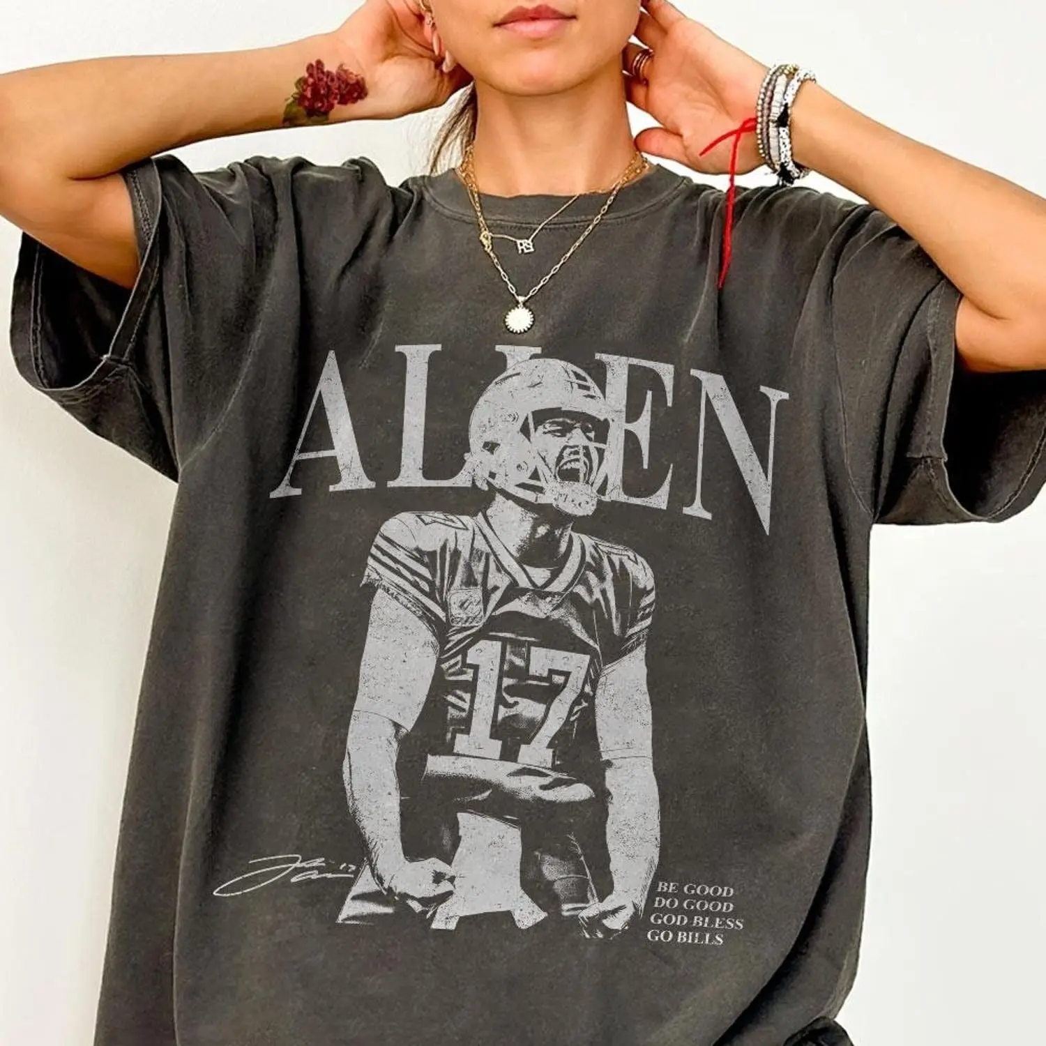 Josh Allen Vintage Unisex Tshirt, Josh Allen Retro Rap Tee, Game Day Shirt, Buffalo Football Tee, Fan Gift For Him Her, Buffalo Merch Top Clothes