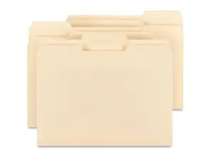 Smead 1/3 Single-ply Tab File Folders