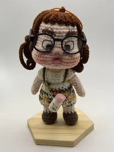 Handmade Crochet Doll-Cute collectible for Home Decor