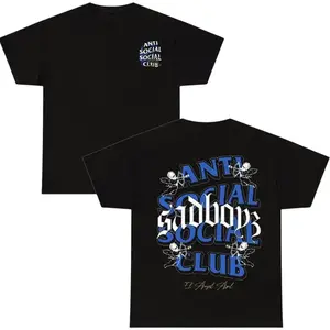 Sad Boyz Junior H x Anti Social Social Club Tee, Anti Social Club x Junior H, Sad Boyz Shirt, Gift For Fan, Top Womens Menswear, Size, Casual Top Tee Sweatshirt, Hoodie, Comfort Colors