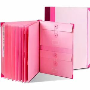 Family Emergency Binder Document Organizer, Accordion File Folder with Labeled Pockets for Passports, Birth Certificates, Important Papers, Home & Office Storage